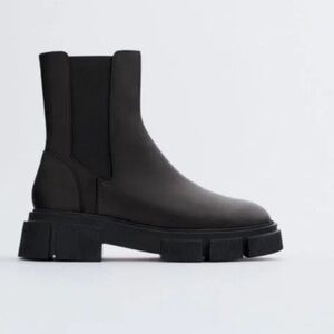 Zara Platform Lug Sole Boots